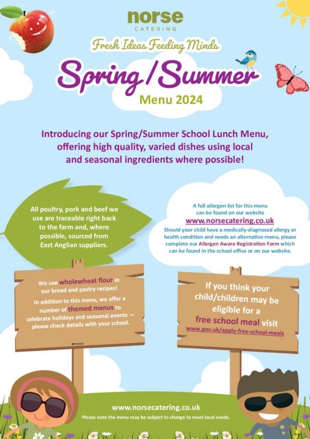thumbnail of Norse Catering Primary School Spring-Summer Menu 2024 – Ellingham Primary