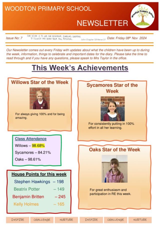 thumbnail of Woodton Newsletter 08 Nov 2024